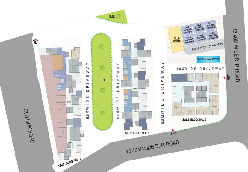 Master Plan of Ruparel Optima in Kandivali West, Mumbai - Image 37268