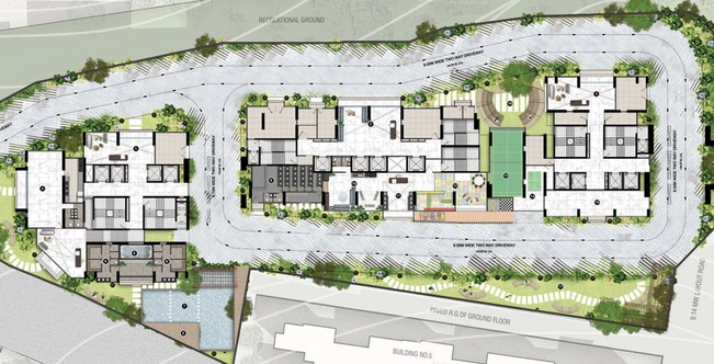Master Plan of Skyline Suncity in Powai, Mumbai - Image 37289