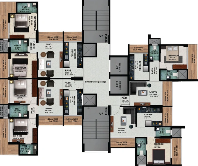 Floor Plan of Shakti Shree Siddhivinayak in Bhiwandi, Thane - Image 27238