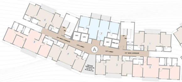 Floor Plan of Kaavyaratna Reva in Gift City, Gandhinagar - Image 28050