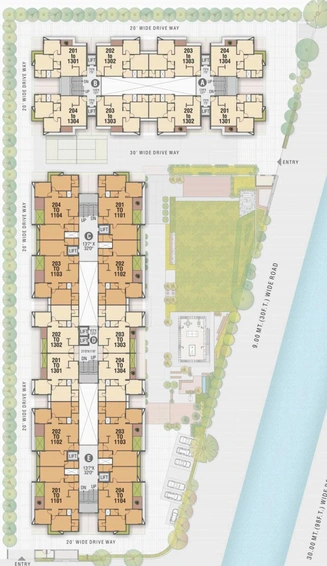 Master Plan of Kaavyaratna Srushti in Kudasan, Gandhinagar - Image 27972