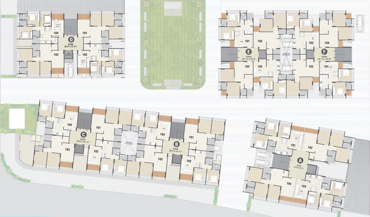 Master Plan of Mahadev Anushthan Grace in Isanpur, Ahmedabad - Image 29200