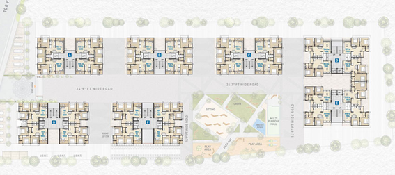 Master Plan of Chandarana Sharnam Arise in Narolgam, Ahmedabad - Image 29220