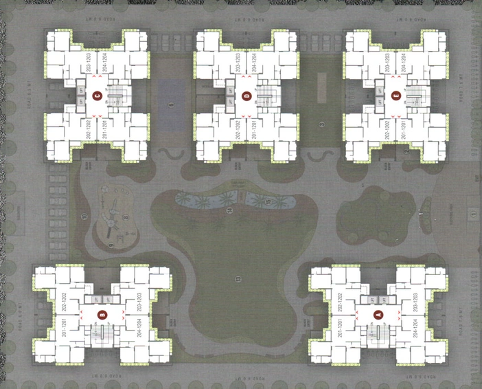 Master Plan of Karnavati Skylane in New Maninagar, Ahmedabad - Image 29245