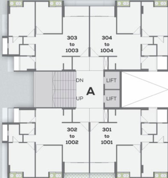 Floor Plan of Shubham Elite in Sanand, Ahmedabad - Image 29310