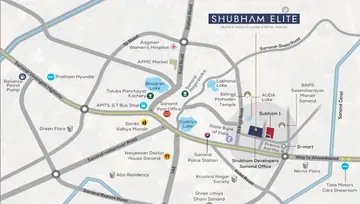 Location of Shubham Elite - Image 29309