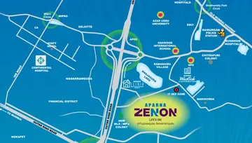 Location of Aparna Zenon - Image 52868