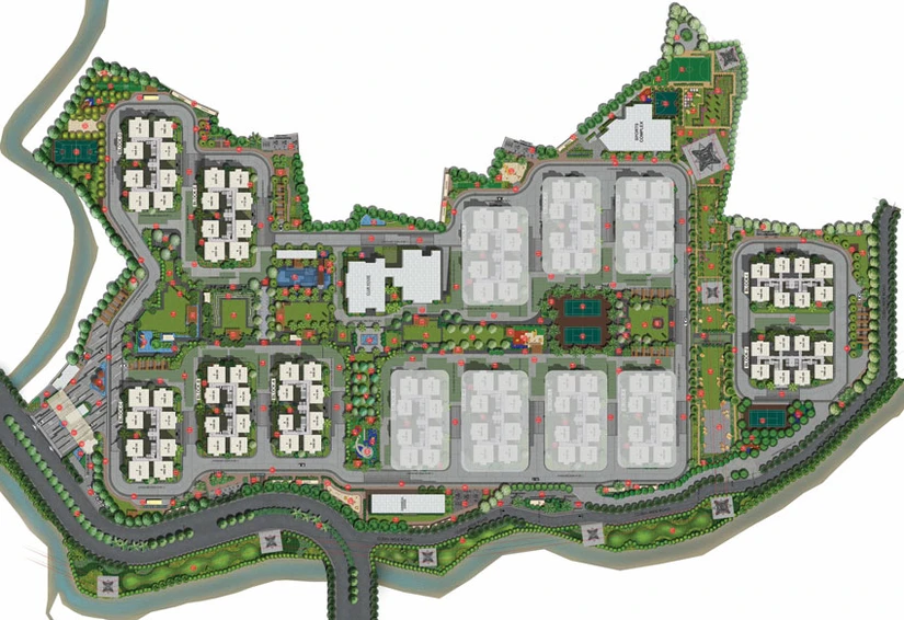 Master Plan of Aparna Zenon in Puppalaguda, Hyderabad - Image 52870