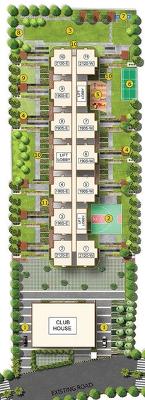 Master Plan of ASBL Spire in Kokapet, Hyderabad - Image 57976