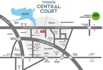 Location of NCD Vivanta Central Court - Image 52095