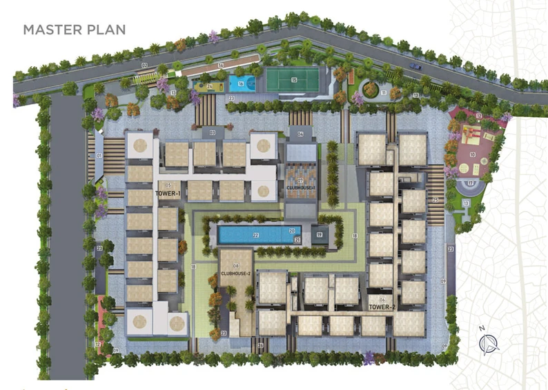 Master Plan of NSL East County in Uppal, Hyderabad - Image 151