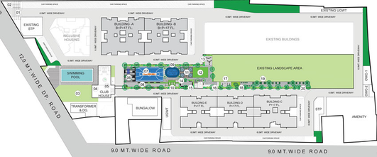 Master Plan of Kohinoor Presidentia in Ghorpadi, Pune - Image 79133