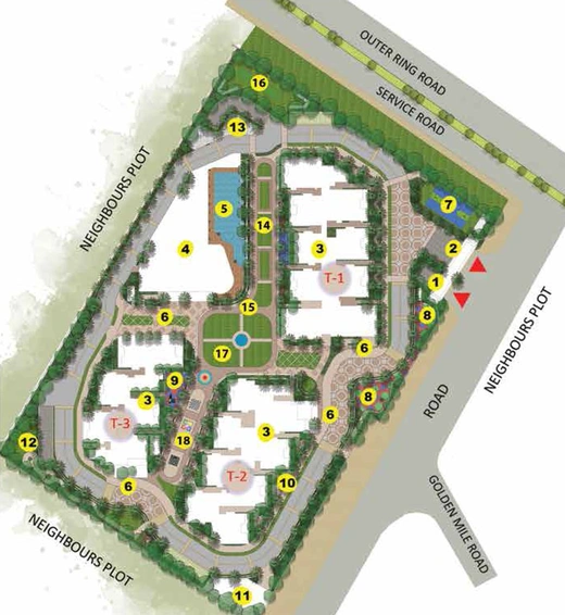 Master Plan of Prestige Beverly Hills in Kokapet, Hyderabad - Image 58000