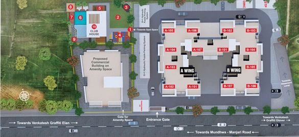 Master Plan of Venkatesh Graffiti Elan in Keshav Nagar, Pune - Image 24952