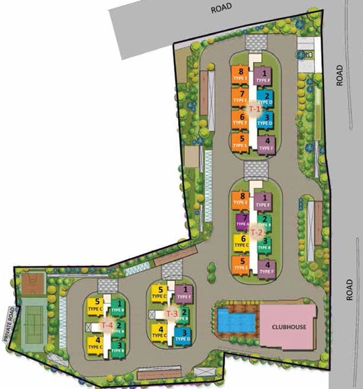 Master Plan of Prestige Tranquil in Kokapet, Hyderabad - Image 58016
