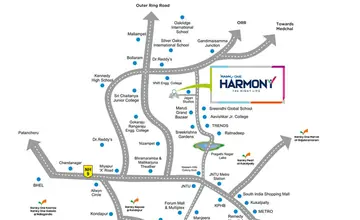 Location of Ramky One Harmony - Image 52284