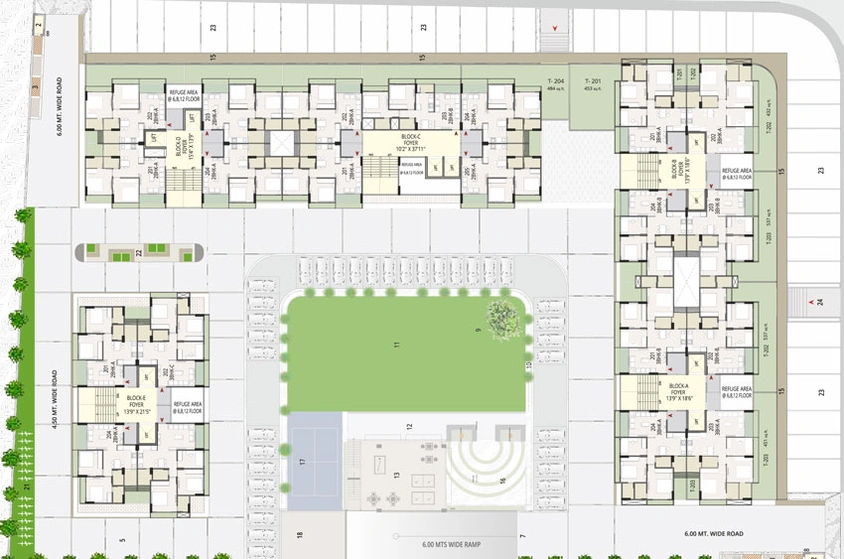 Master Plan of Paarijat Aamra in Vatva, Ahmedabad - Image 29330