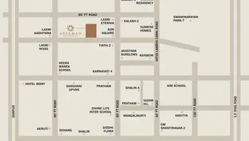 Location of Raghuvir Aryaman Residency - Image 29364
