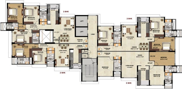 Floor Plan of Neelkanth Enclave in Ghatkopar West, Mumbai - Image 37329
