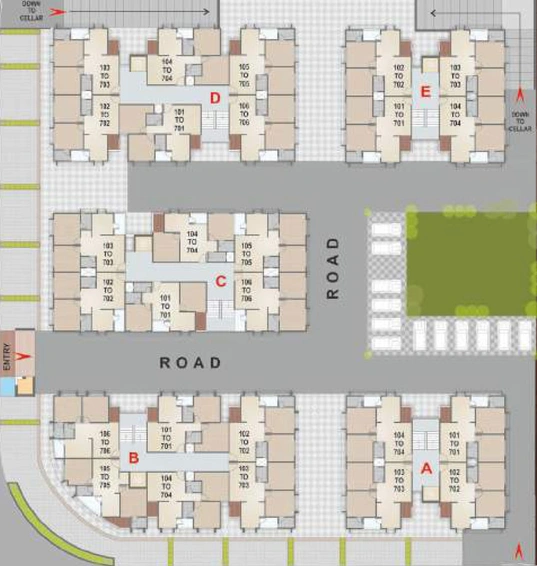 Master Plan of Sadguru Heritage in Vinzol, Ahmedabad - Image 29388