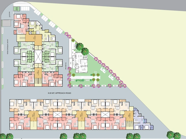Master Plan of Shanti Lotus Heights in Isanpur, Ahmedabad - Image 29438