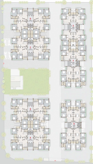 Master Plan of Shlok Pushkar Gold in Isanpur, Ahmedabad - Image 29470