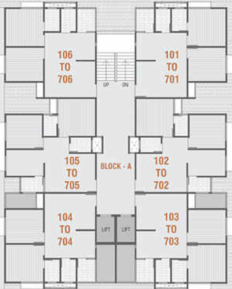 Floor Plan of Shree Dev 84 in Vatva, Ahmedabad - Image 29484