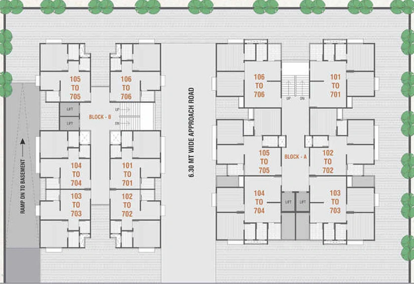 Master Plan of Shree Dev 84 in Vatva, Ahmedabad - Image 29485