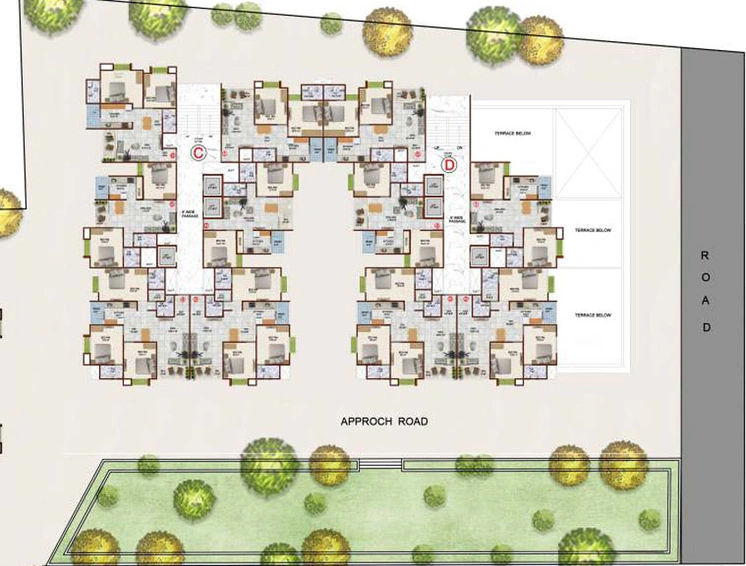 Master Plan of Takshashila Elegna in Ellisbridge, Ahmedabad - Image 29510