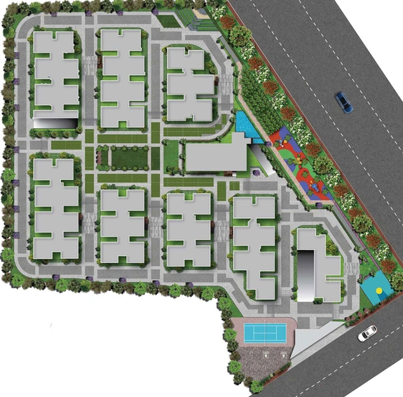 Master Plan of Hallmark Pinnacle in Kollur, Hyderabad - Image 52494