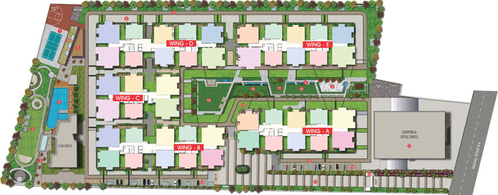 Master Plan of Hallmark Skyrena in Narsingi, Hyderabad - Image 52537