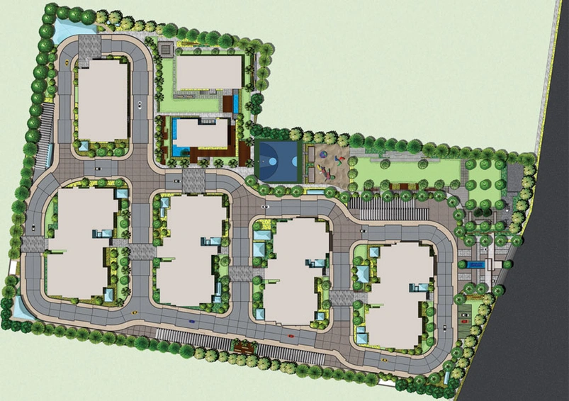 Master Plan of Harsha Sky High in Jubilee Hills, Hyderabad - Image 126584