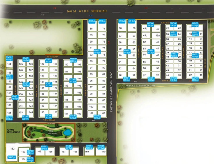 Master Plan of Saket Bhusatva Phase 2 in Kompally, Hyderabad - Image 446