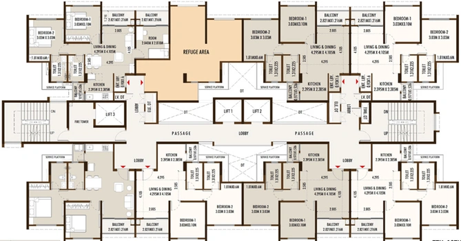 Floor Plan of Universe - Life Republic in Marunji, Pune - Image 11319