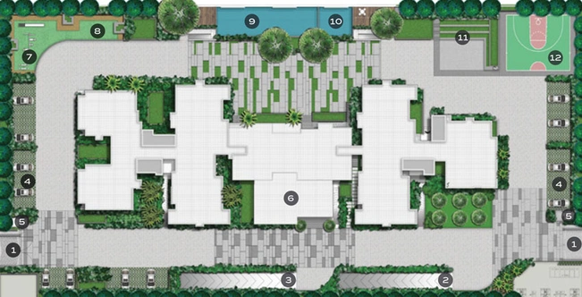 Master Plan of Assetz 22 & Crest in Yeshwanthpur, Bangalore - Image 38873