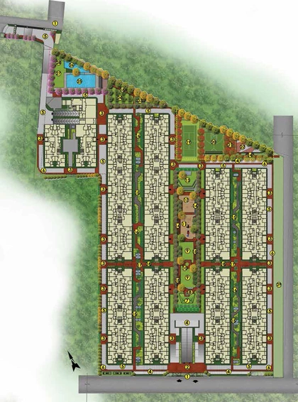 Master Plan of Brigade Bricklane in Jakkur, Bangalore - Image 38972