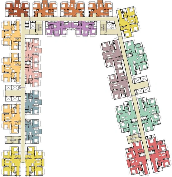 Floor Plan of Brigade El Dorado in Bagalur, Bangalore - Image 100990