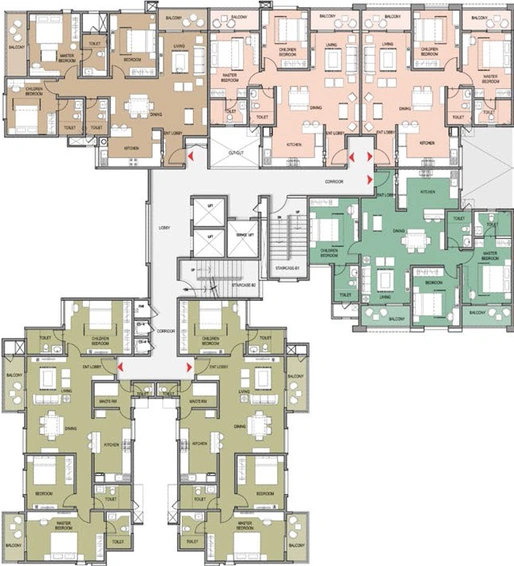 Master Plan of Brigade Northridge Neo in Kogilu, Bangalore - Image 39103