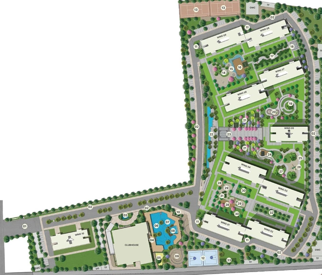Master Plan of Sobha Dream Gardens in Thanisandra, Bangalore - Image 39216
