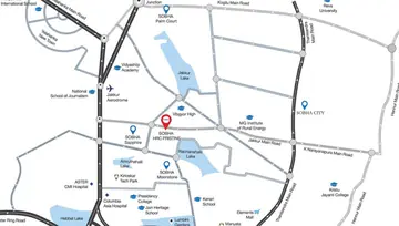 Location of Sobha HRC Pristine - Image 39227