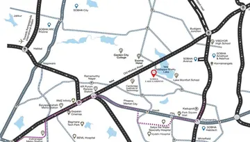 Location of Sobha Lake Garden - Image 39271
