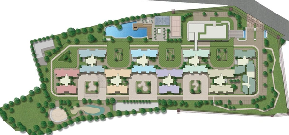 Master Plan of Sobha Lake Garden in Krishnarajapuram, Bangalore - Image 39272