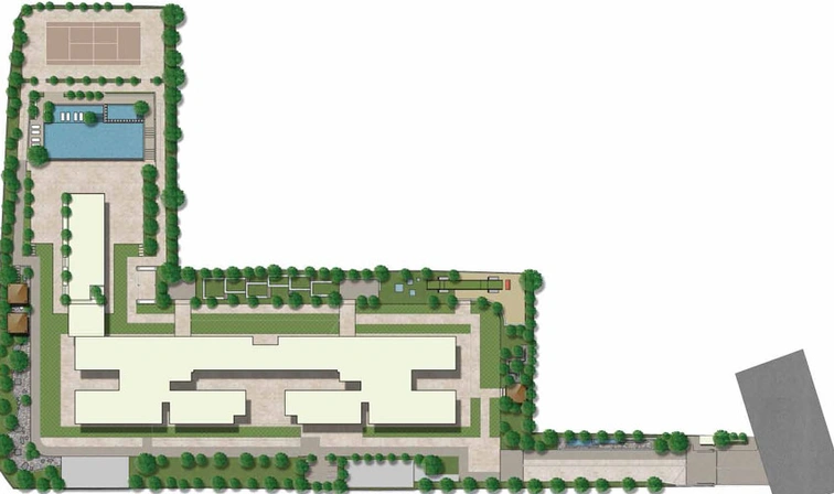 Master Plan of Sobha Rajvilas in Rajajinagar, Bangalore - Image 39294