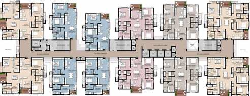 Floor Plan of Indis Viva City in Kondapur, Hyderabad - Image 52810