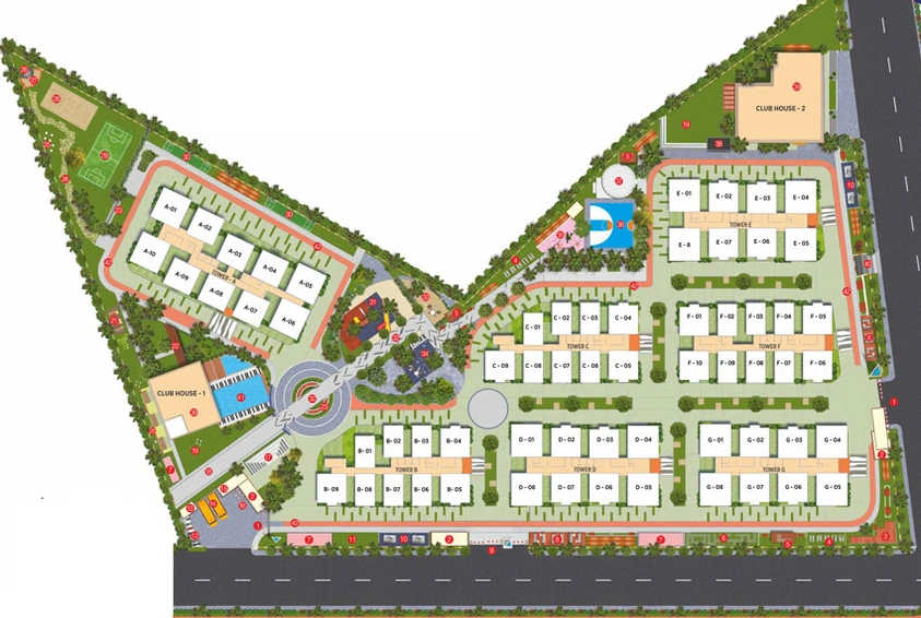 Master Plan of Muppa Melody in Sangareddy, Hyderabad - Image 52941