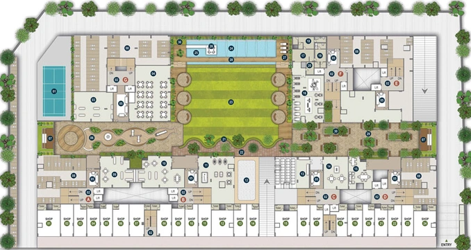 Master Plan of Anjani Silver Spring in Bopal, Ahmedabad - Image 123371