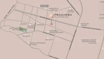 Location of DR Praharsh Platinium - Image 122422