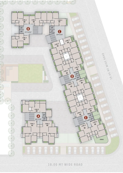 Master Plan of HR Eternia in Shela, Ahmedabad - Image 29556