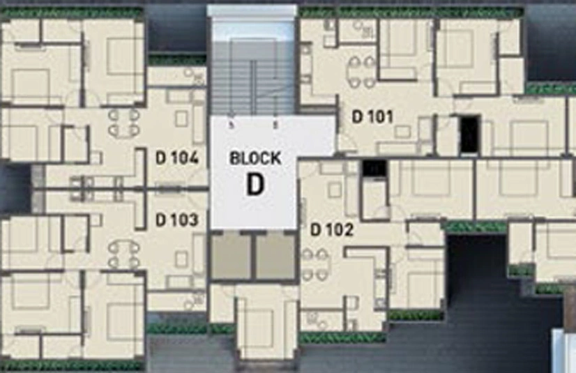 Floor Plan of Saanvi Nirman Estella in Ghuma, Ahmedabad - Image 122086