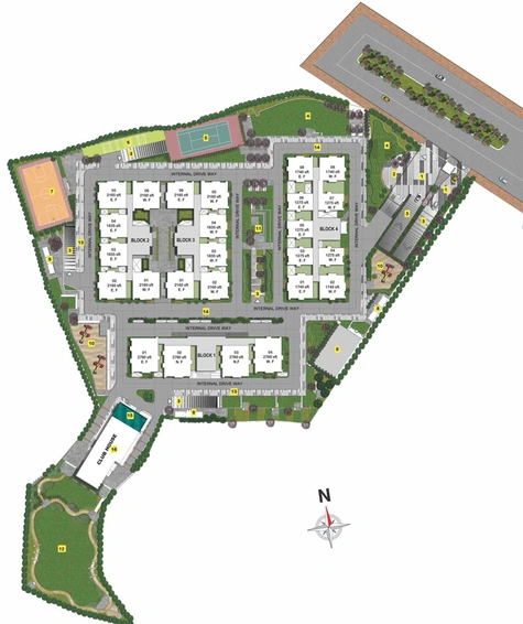 Master Plan of My Home Krishe in Gachibowli, Hyderabad - Image 52955
